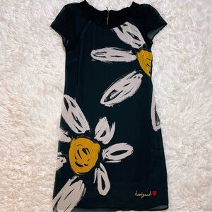 Awesome Floral Sunflower Desigual Dress 🖤☀️🌻🌼🖤